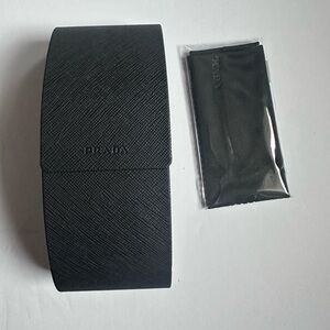 Prada Hard Glasses/Sunglasses Case with Cloth New